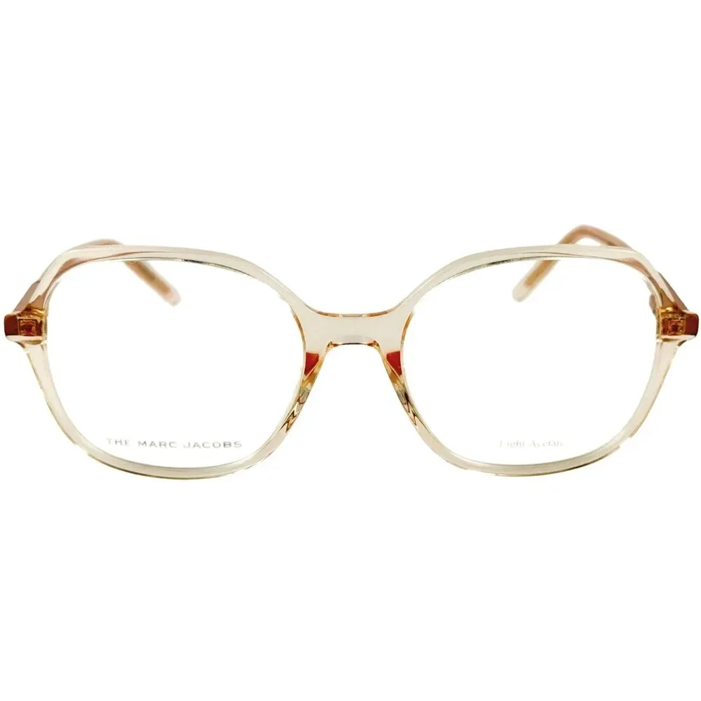 Marc Jacobs Marc 512 Womens Plastic Eyeglass Frame 733 Transparent Peach 50-18